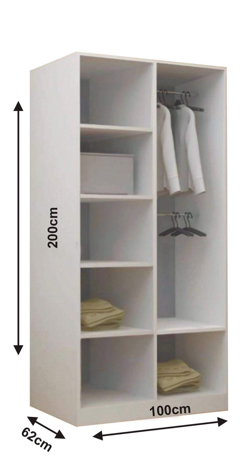 Milan Wardrobe – 2 Door Sliding Wardrobe with Full Mirror