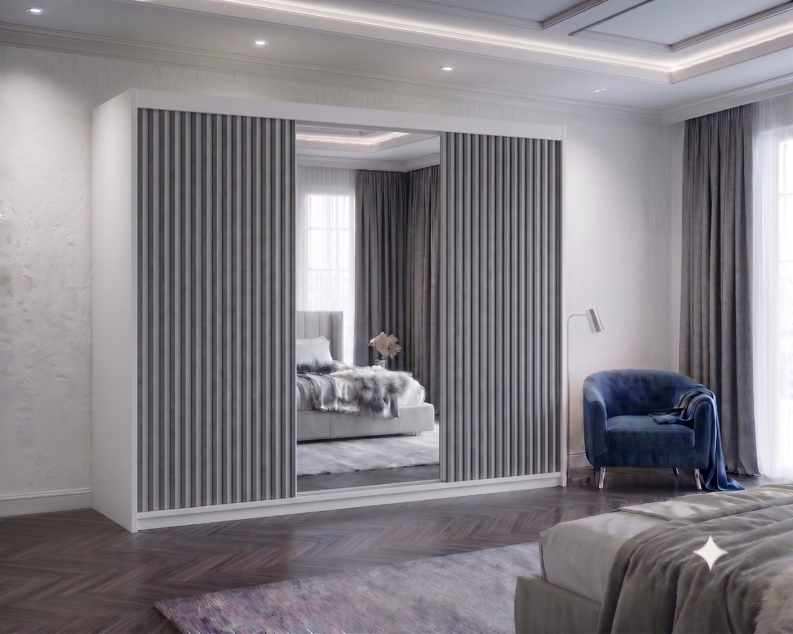 Mixan 3-Door Wardrobe – Modern Style Meets Practical Storage
