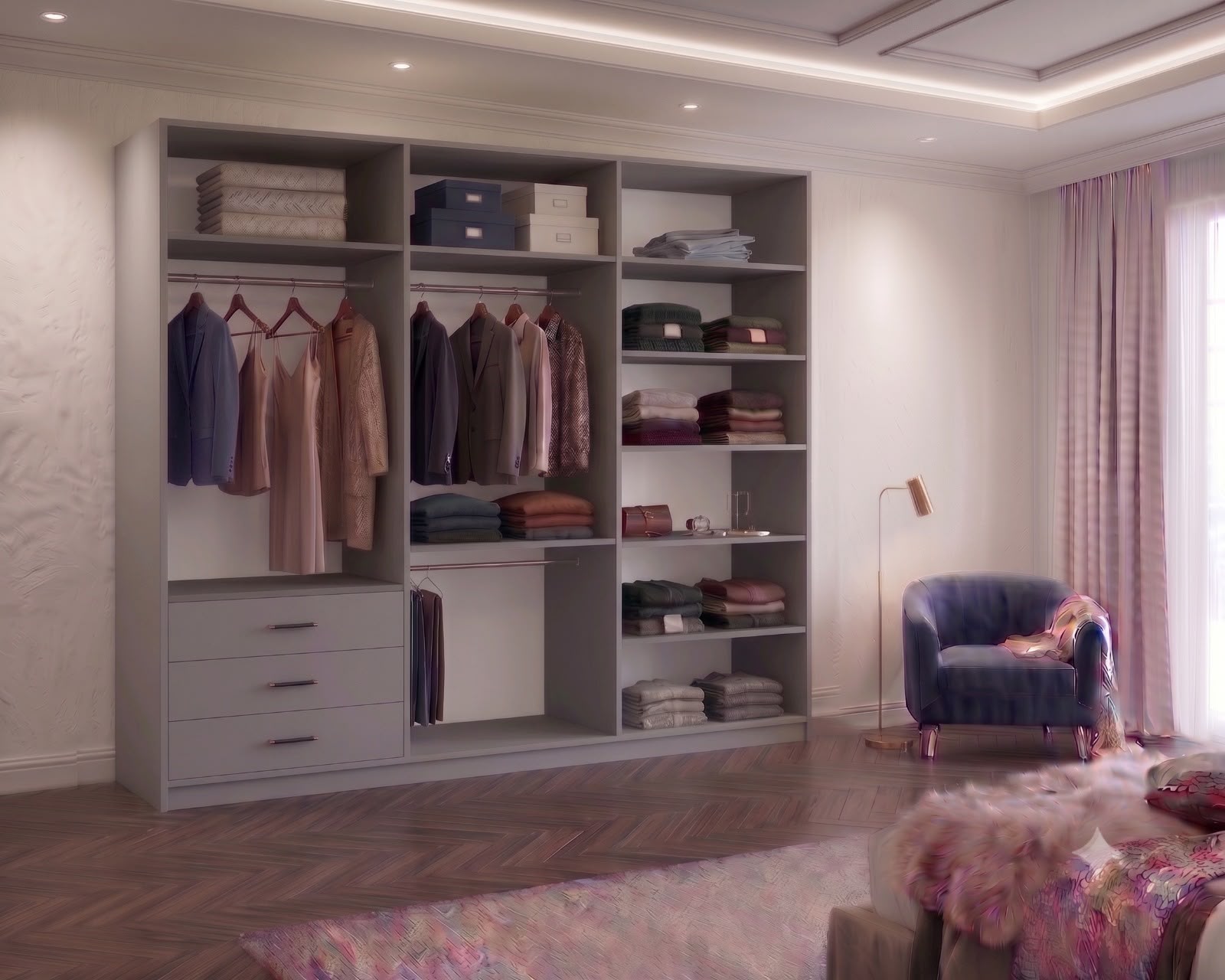 Mixan 3-Door Wardrobe – Modern Style Meets Practical Storage