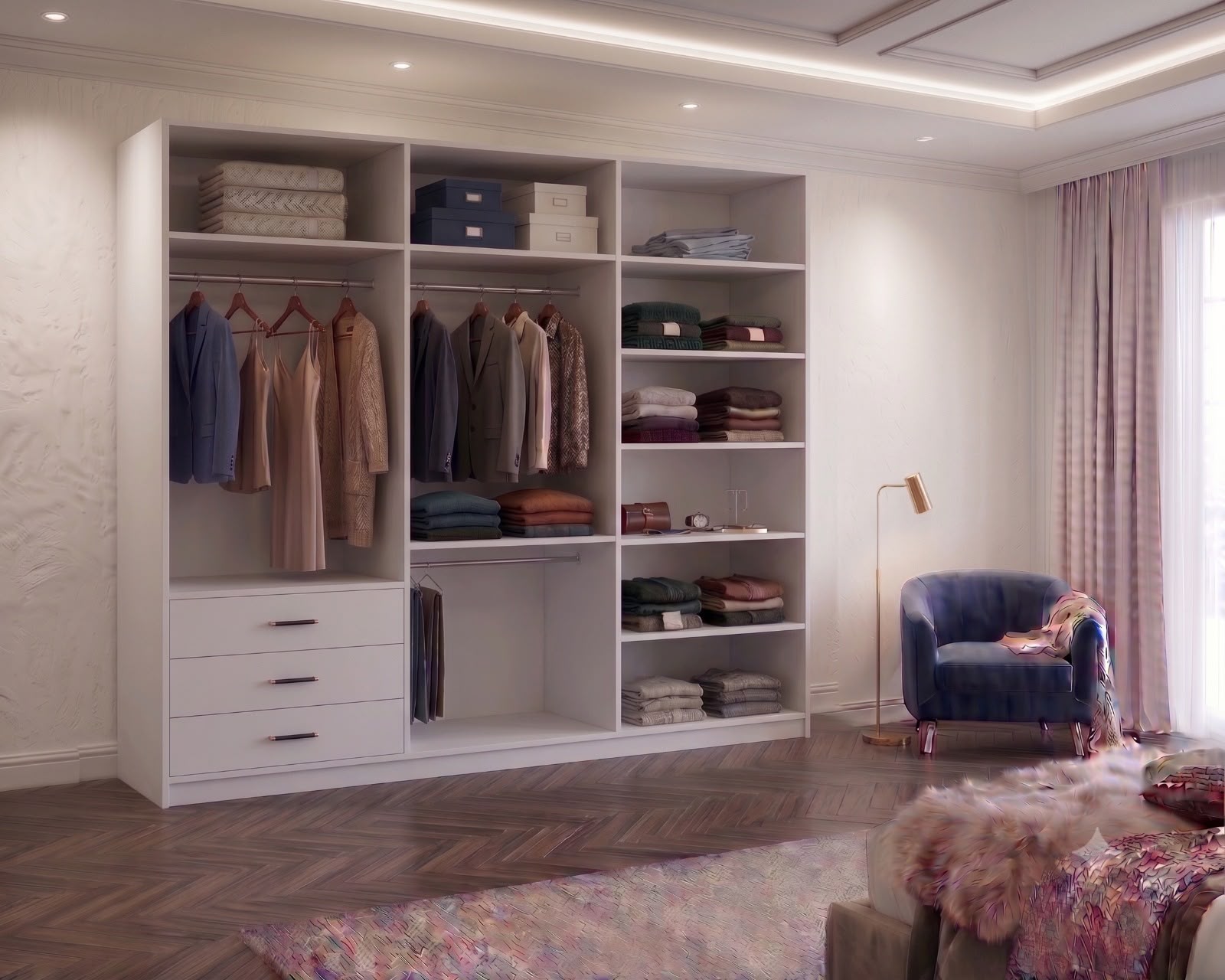Mixan 3-Door Wardrobe – Modern Style Meets Practical Storage